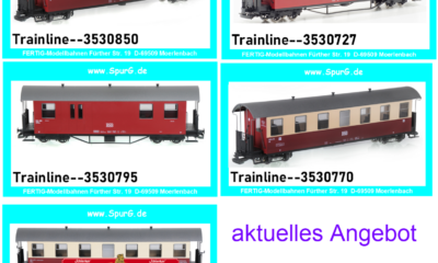 🔵 Trainline–HSB-Personen-und Packwagen