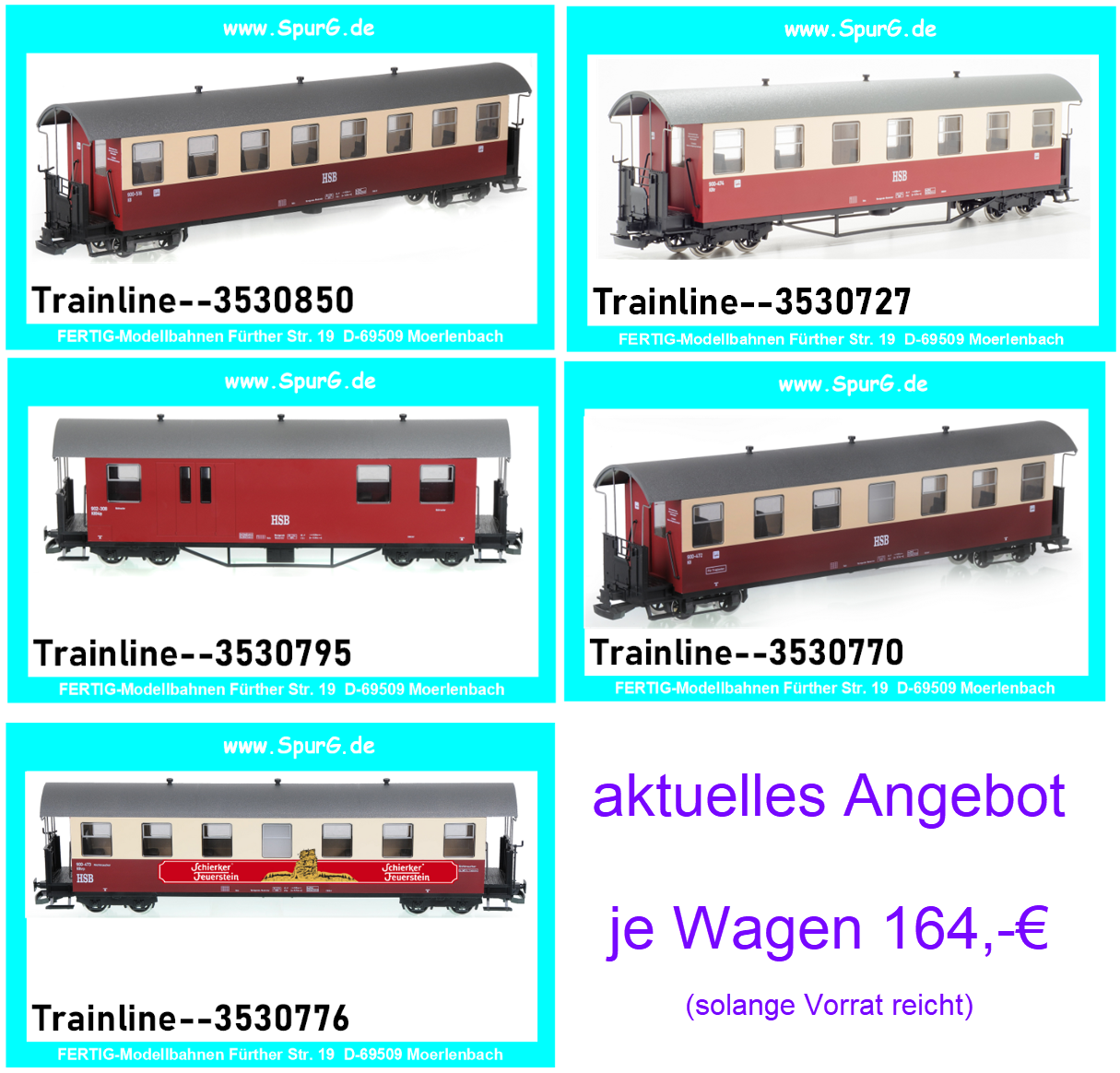 You are currently viewing 🔵 Trainline–HSB-Personen-und Packwagen