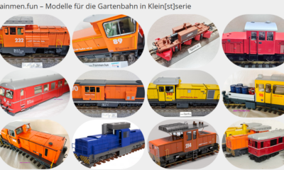 🔵 Trainmen.fun – Modelle für die Gartenbahn in Klein[st]serie
